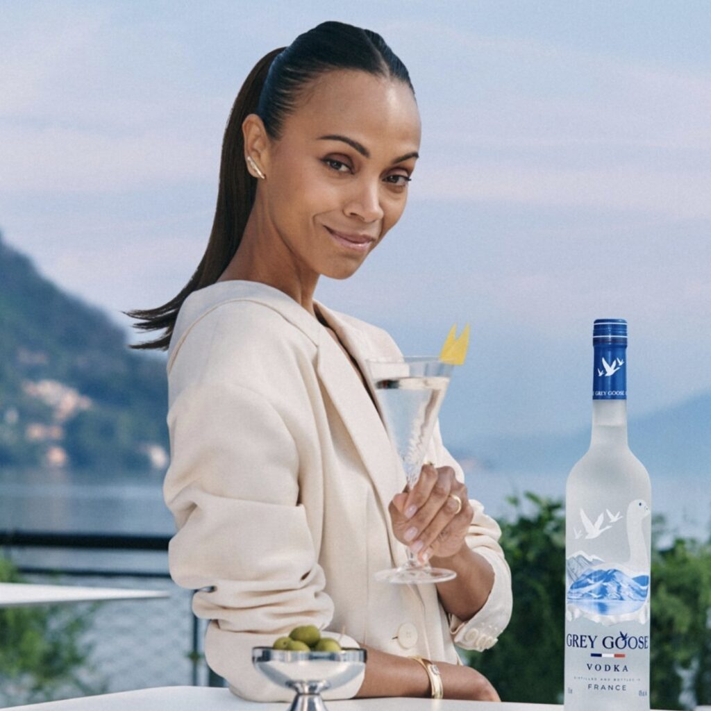 Zoe Saldaña GREY GOOSE